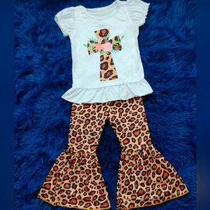 2 pc Leopard set- Toddlers